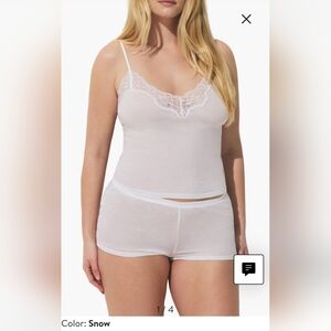 Skims Lace Cami & Shorts Set